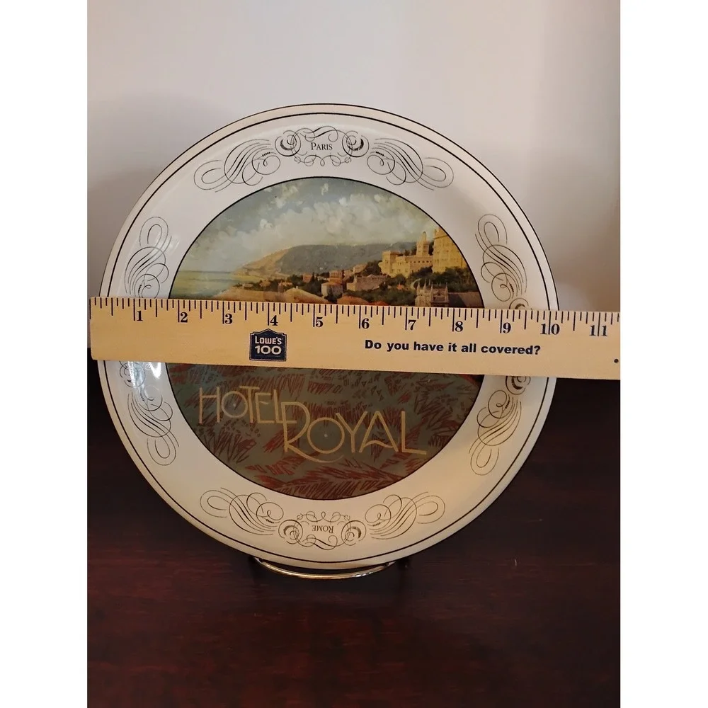 Certified International Hotel Royal Plate Pamela Gladding Vintage Travel Theme
